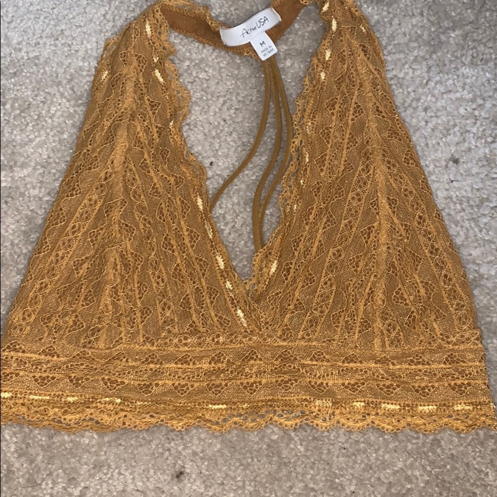 Burnt brown/ orange bralette